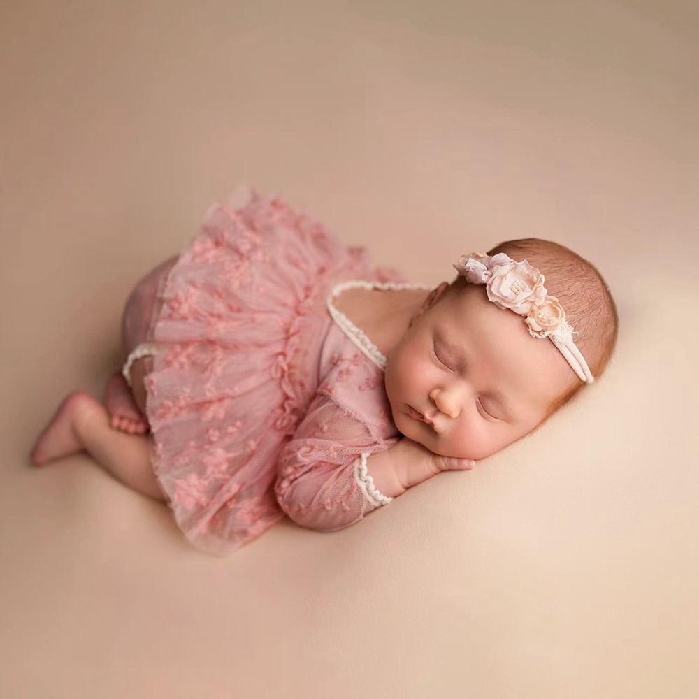 Newborn Baby Girl Romper Floral - Baby Girl Tutu Dress Pink Lace