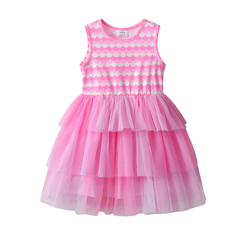 VIKITA Girls Sleeveless Mermai - Toddler Girl Tulle Party Dress 评论和价格