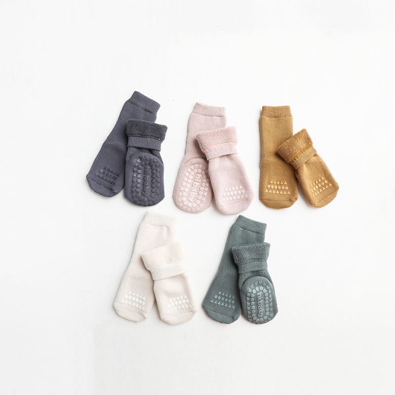 Thickened Kids Floor Socks Tod - Unisex Baby Socks Non Slip 评论和价格