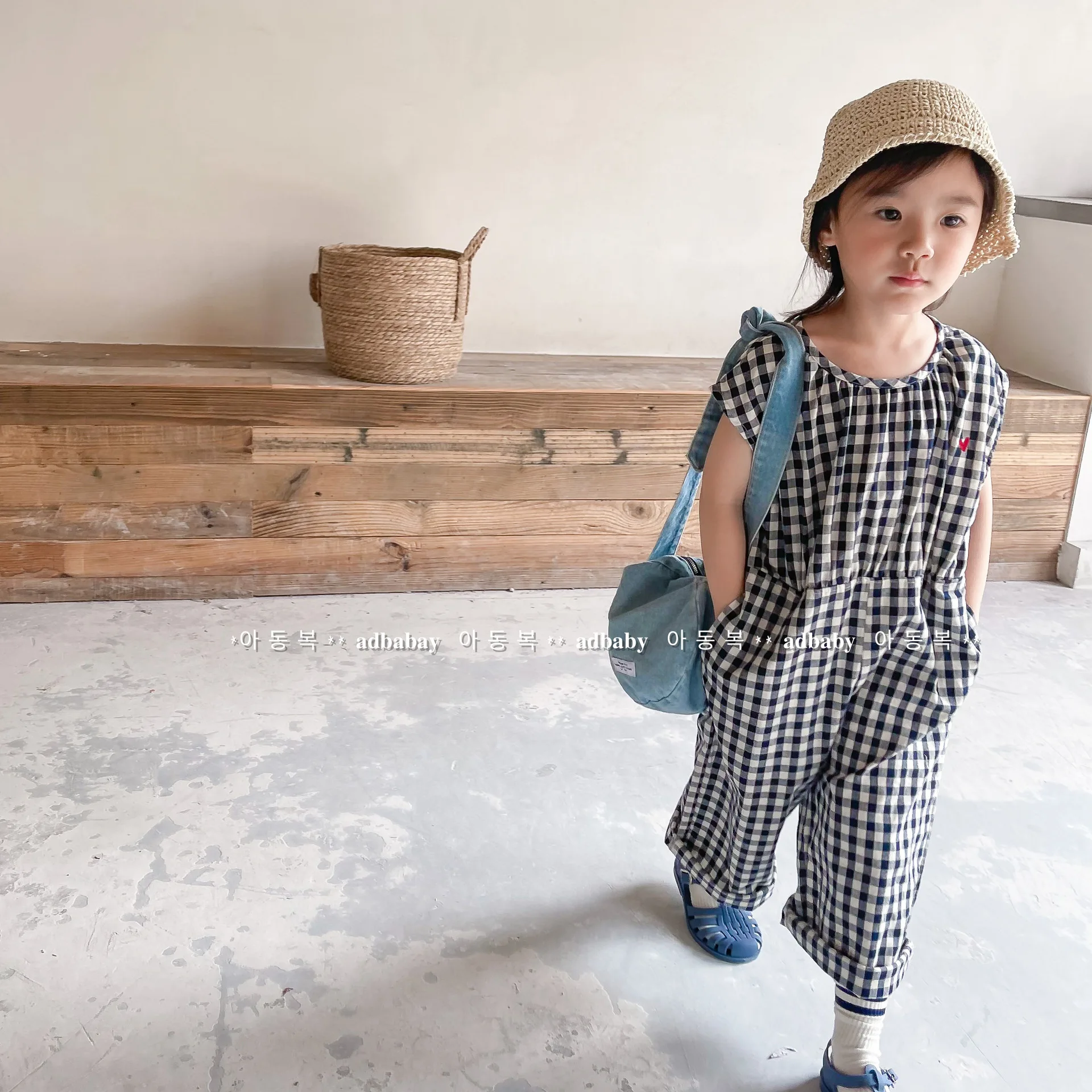 Baby Girls Plaid Overalls Kids - Baby Summer Linen Sleeveless Jumpsuit 评论和价格