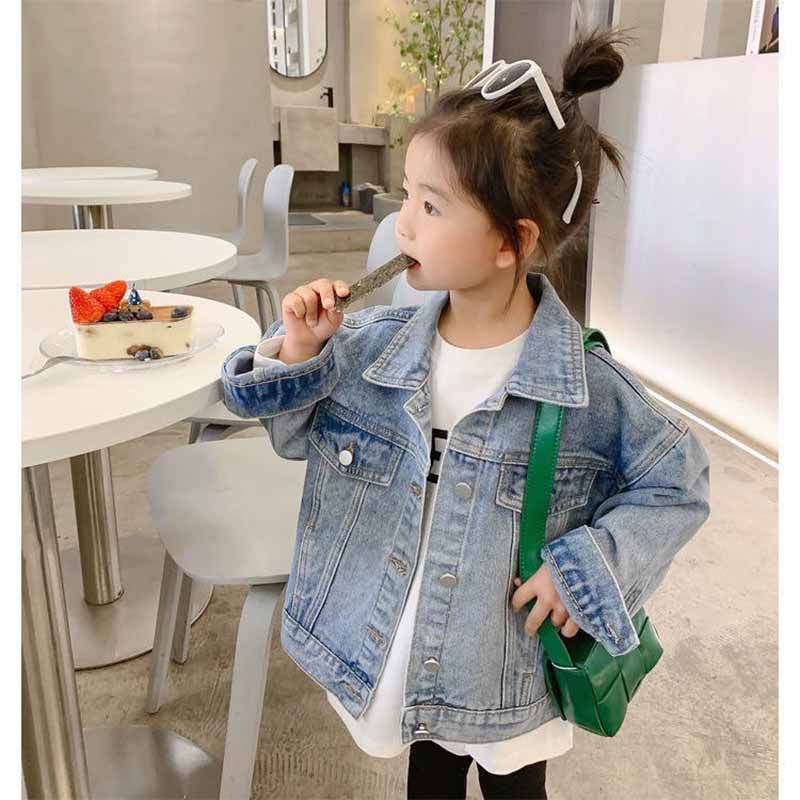 Baby Girls Denim Coat Children - Baby Clothes 评论和价格