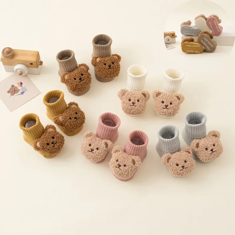Warm Baby Sock Sweet Cartoon T - Unisex Baby Socks Non Slip 评论和价格