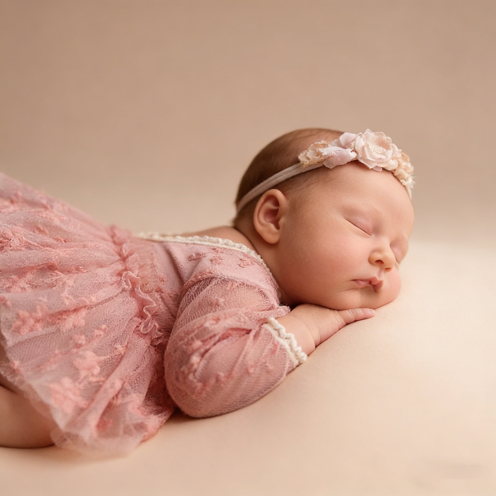 Baby Girl Tutu Dress Pink Lace - Newborn Baby Girl Romper Floral 评论和价格