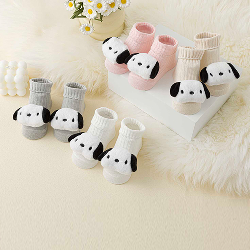 1 Pair of Cute Cartoon Childre - Unisex Baby Socks Non Slip 评论和价格