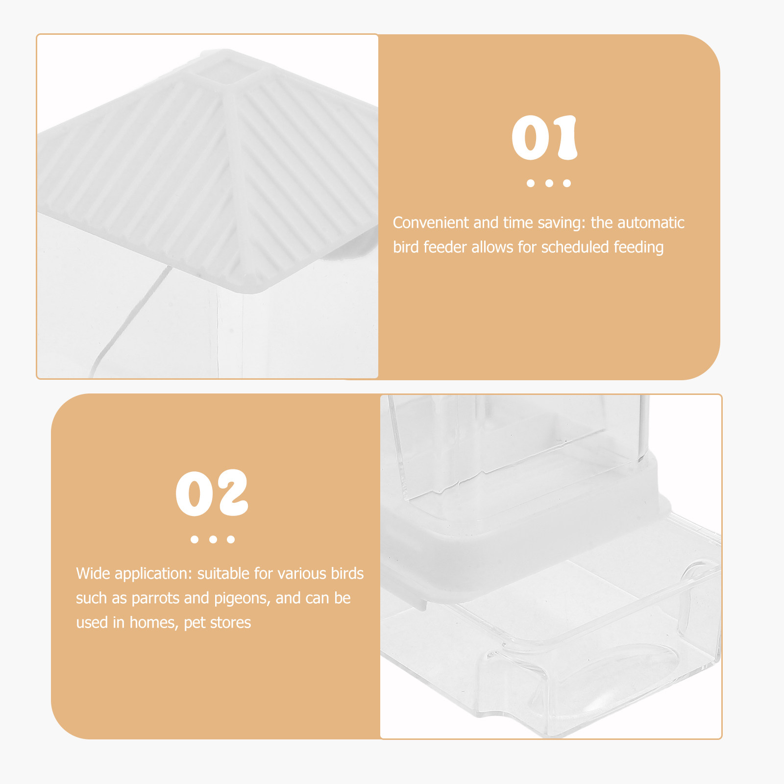 Automatic Bird Feeder Plastic  - Feeding 评论和价格