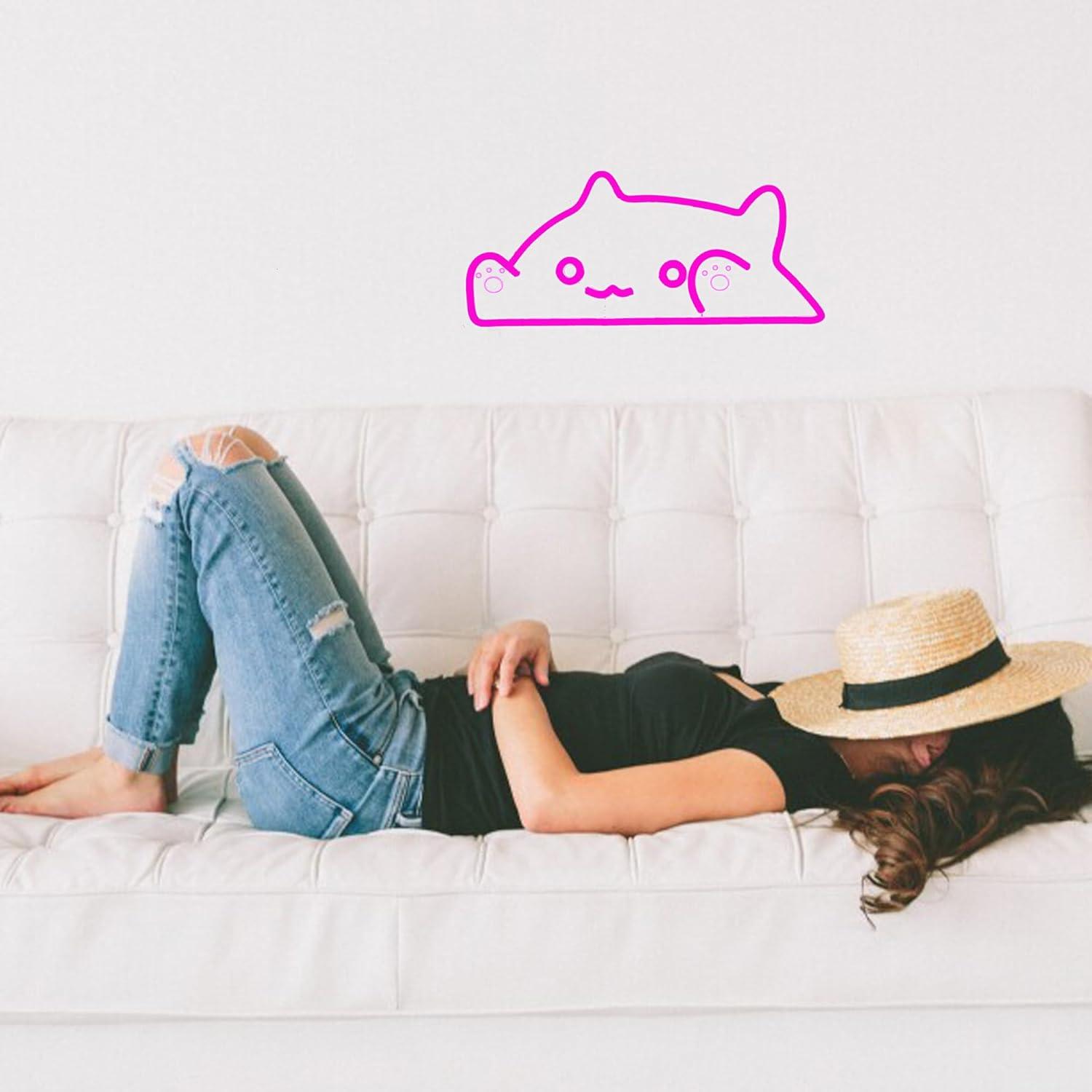 Cat Neon Sign Animal USB Dimma - Nursery 评论和价格