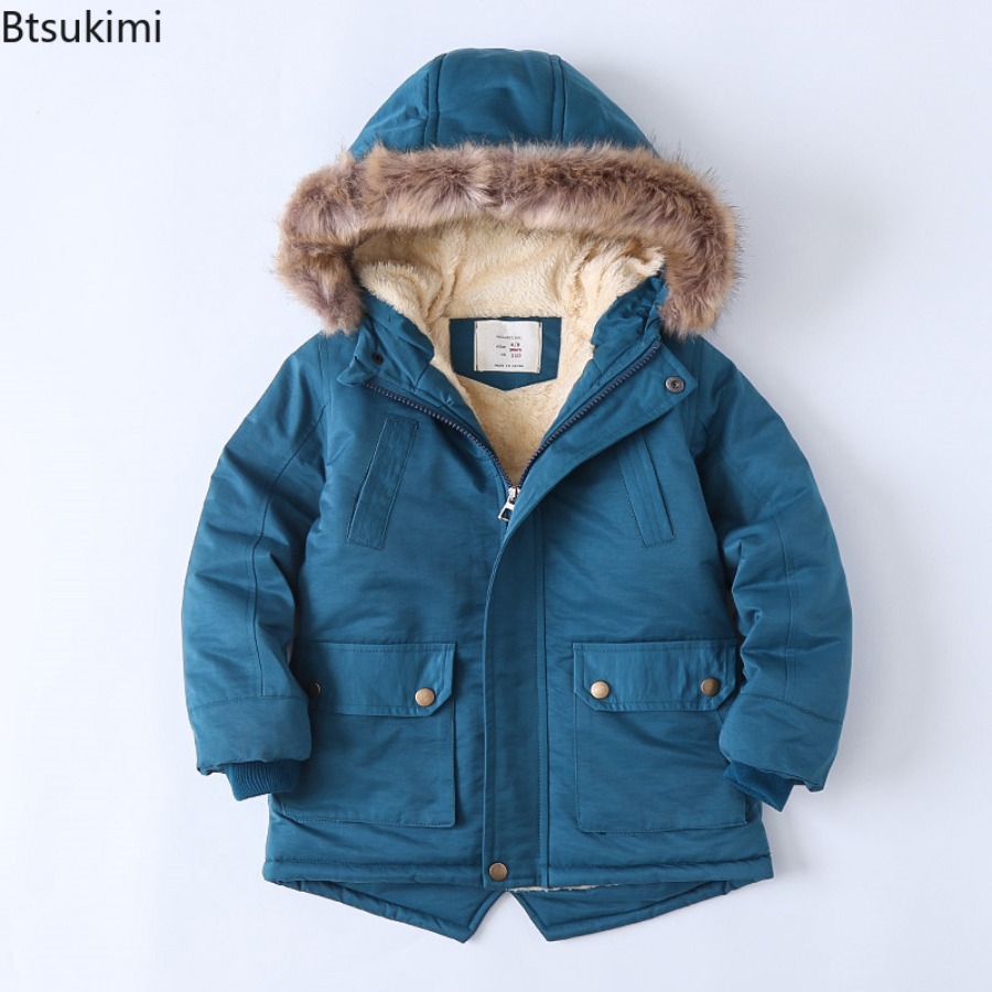 Children's Fleece-lined Coats  - Toddler Boy Winter Fleece Jacket 评论和价格
